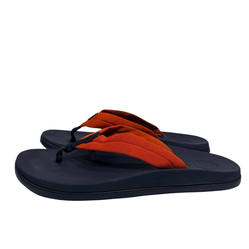 Chaco Women's Size 8 Flip Flops Orange & Black Athletic Sandals Thong